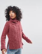 Oeuvre Roll Neck Sweater - Red