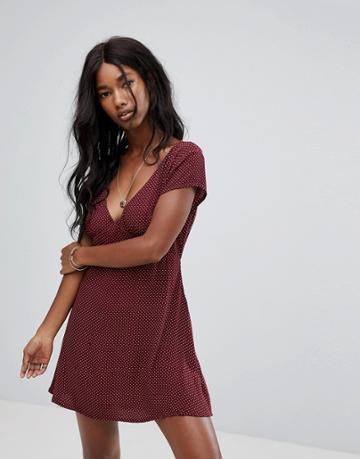 Zulu & Zephyr Spotted Beach Dress - Red