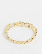 Designb Figaro Chain Bracelet In Gold