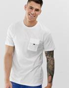 Jack & Jones Core Box Fit Utility T-shirt In White