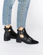 Asos Aden Pointy Ankle Boots - Black