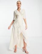 Hope & Ivy Bridal Leila Gown In Ivory-white