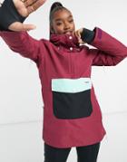 Planks Overstoke Anorak Ski Jacket In Plum-purple