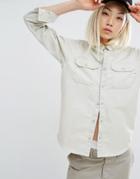 Carhartt Wip Master Twill Military Shirt Co-ord - Cream