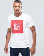 Jack & Jones T-shirt With Logo Graphic - White