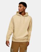 Topman Hoodie In Stone-neutral