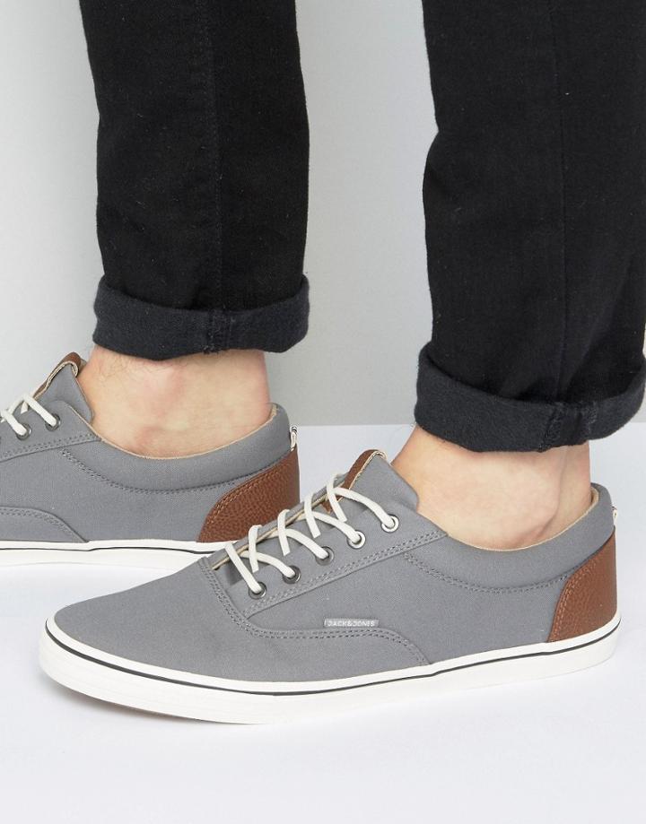 Jack & Jones Vision Canvas Sneakers - Gray