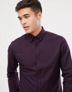 Jack & Jones Premium Shirt In Slim Fit - Purple