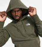 The North Face Essential Hoodie In Khaki Exclusive At Asos-green