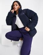 The North Face Novelty Nuptse Jacket In Navy