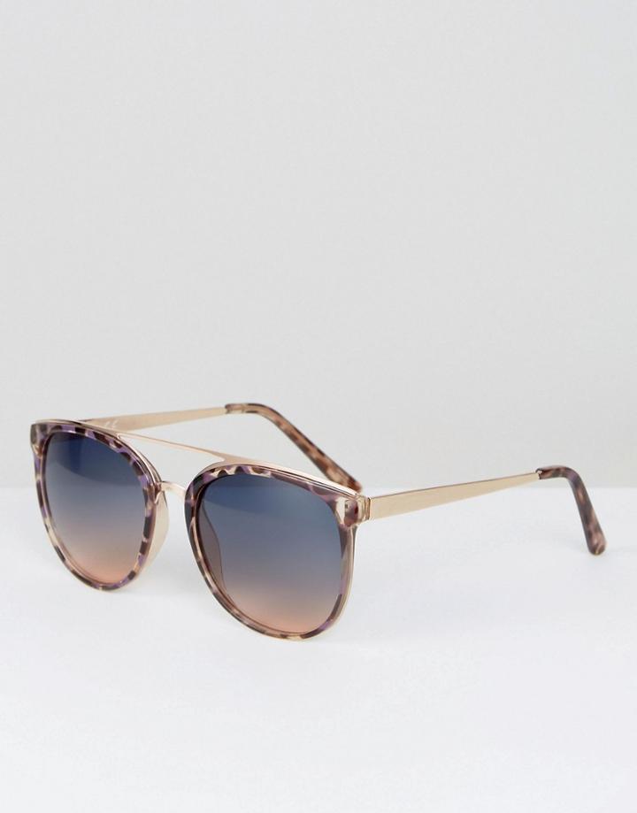 Jeepers Peepers Faded Lens Sunglasses - Purple