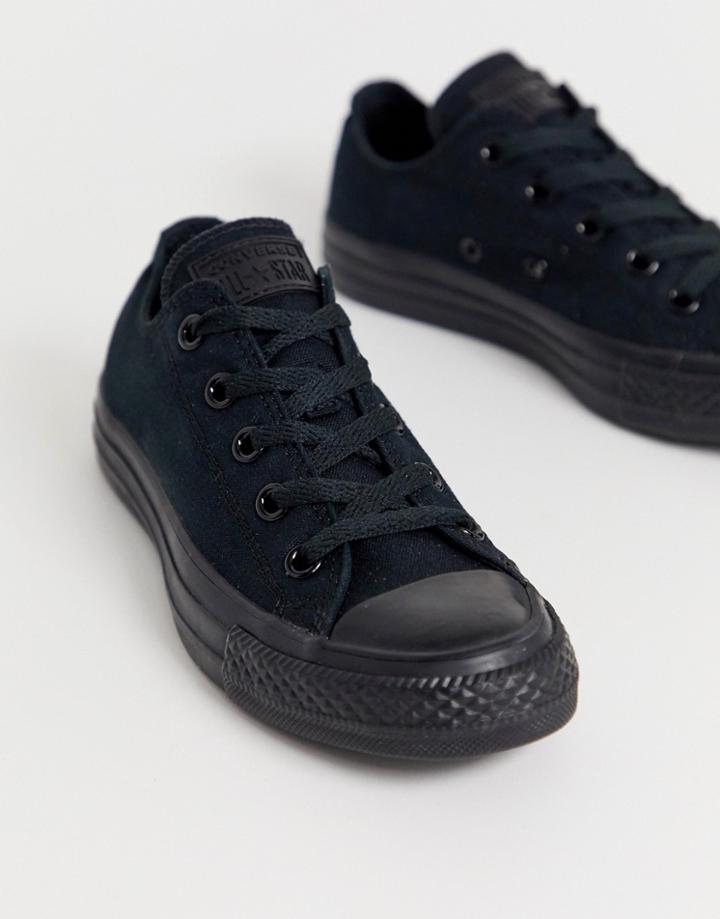 Converse Chuck Taylor All Star Ox Sneakers In Black Mono