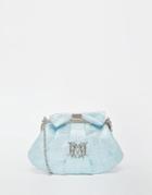 Love Moschino Fabric Clutch Bag - Blue