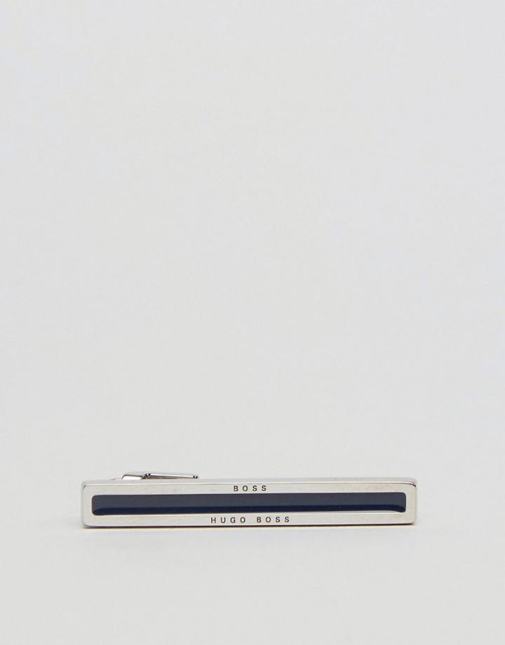 Boss By Hugo Boss Tim Tie Bar In Navy - Navy