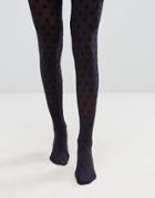 Jonathan Aston Dotty Tight In Indigo And Black - Blue