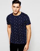 D-struct Astro Print T-shirt - Navy