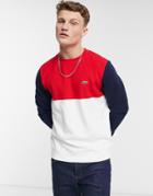 Lacoste Color Block Crew Neck Sweatshirt-multi