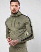 Gym King Poly Hoodie In Muscle Fit - Green