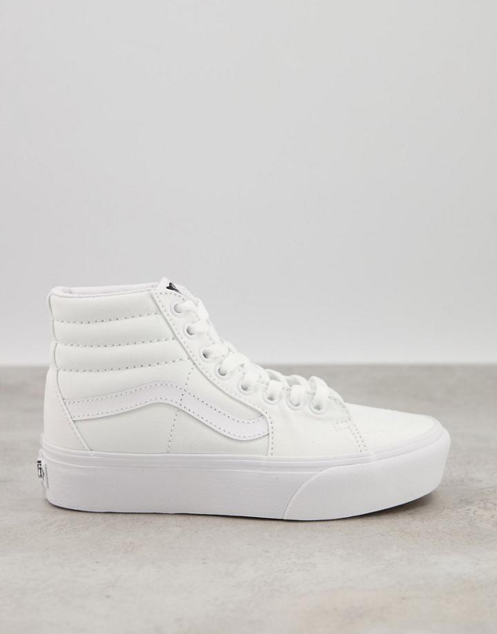 Vans Sk8-hi Platform 2.0 Sneakers In White