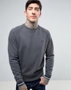 Fred Perry Crew Neck Sweatshirt In Gray - Gray
