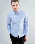 Celio Oxford Shirt With Button Down Collar - Blue