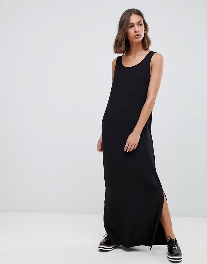 Minimum Maxi Dress With Side Splits - Black
