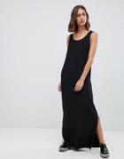 Minimum Maxi Dress With Side Splits - Black
