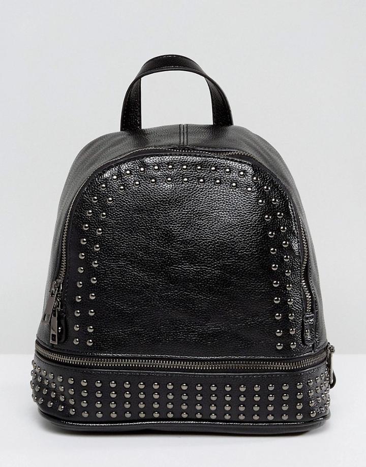 7x Star Studded Backpack - Black