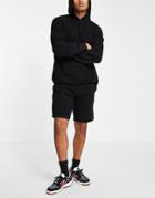 Topman Oversize Knitted Shorts In Black