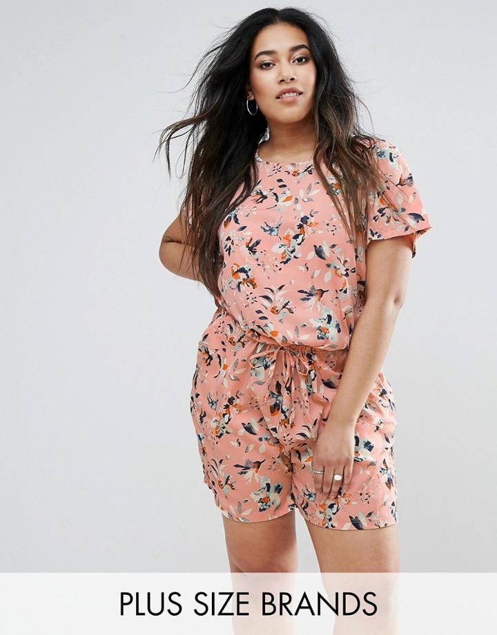 Junarose Floral Printed Romper - Multi