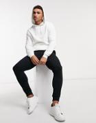 Asos Design Organic Hoodie In White