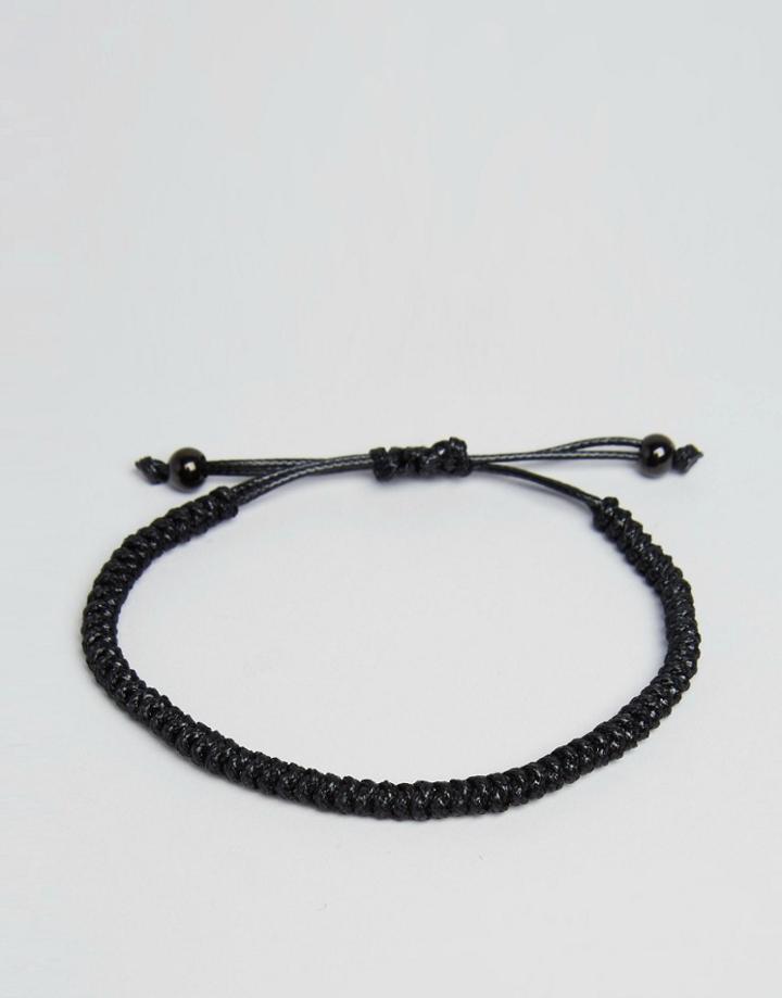 Mister Core Bracelet In Black - Black