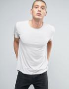 Allsaints T-shirt With Drop Shoulder Detail - White