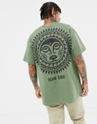 Hnr Ldn Sun Back Print T-shirt - Green