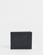French Connection Saffiano Leather Wallet-black