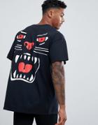 Hnr Ldn Panther Print T-shirt - Black