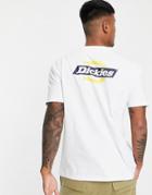 Dickies Ruston Back Print T-shirt In White