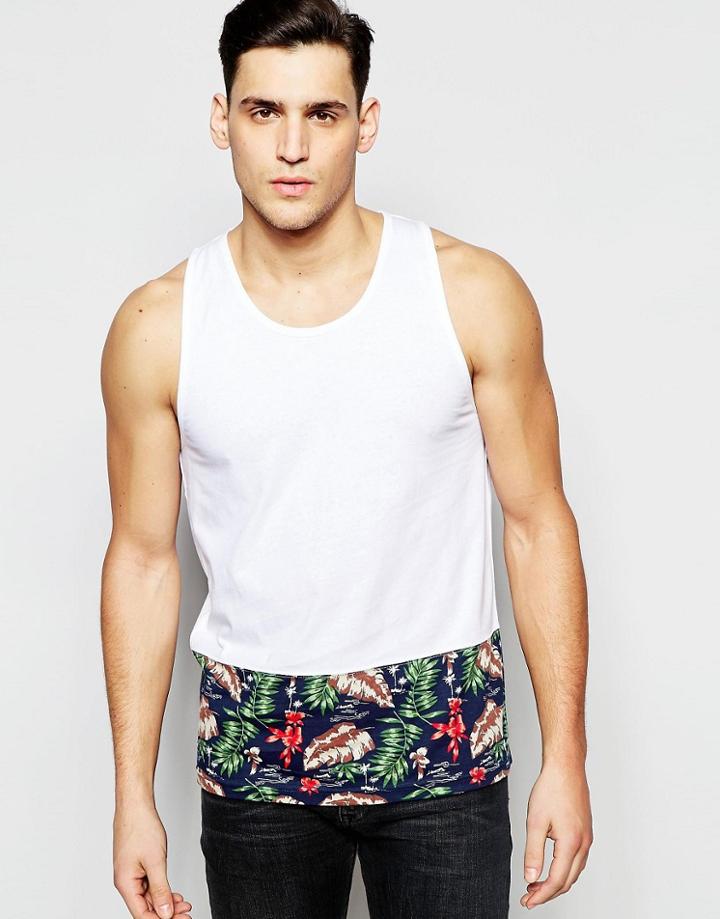 D-struct Hawaiian Panel Tank - White