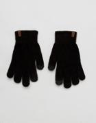 Timberland Magic Knit Etip Gloves In Black - Black