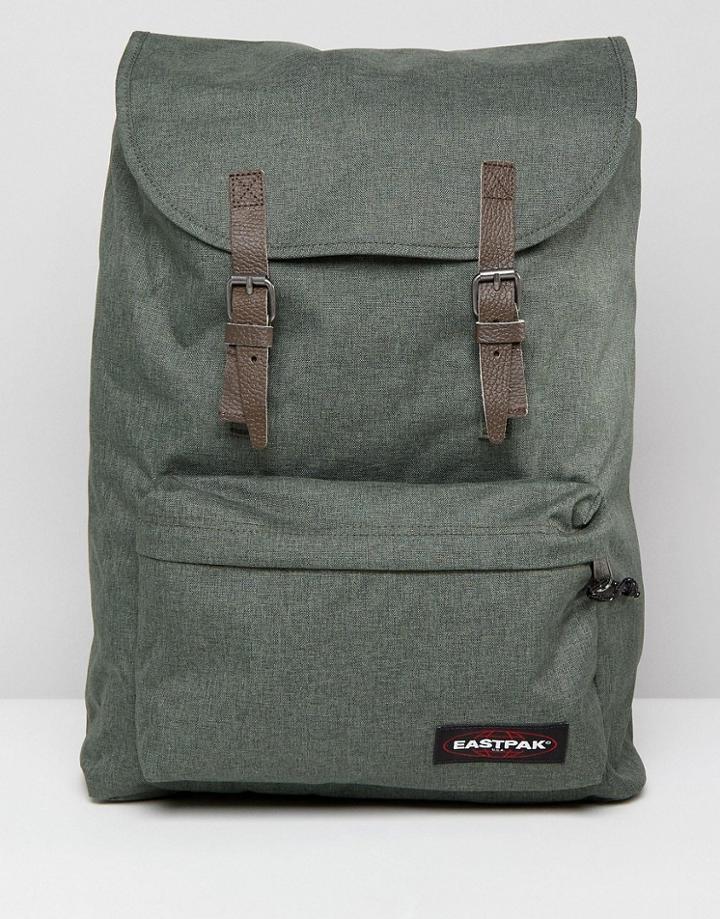 Eastpak London Backpack In Khaki 21l - Green