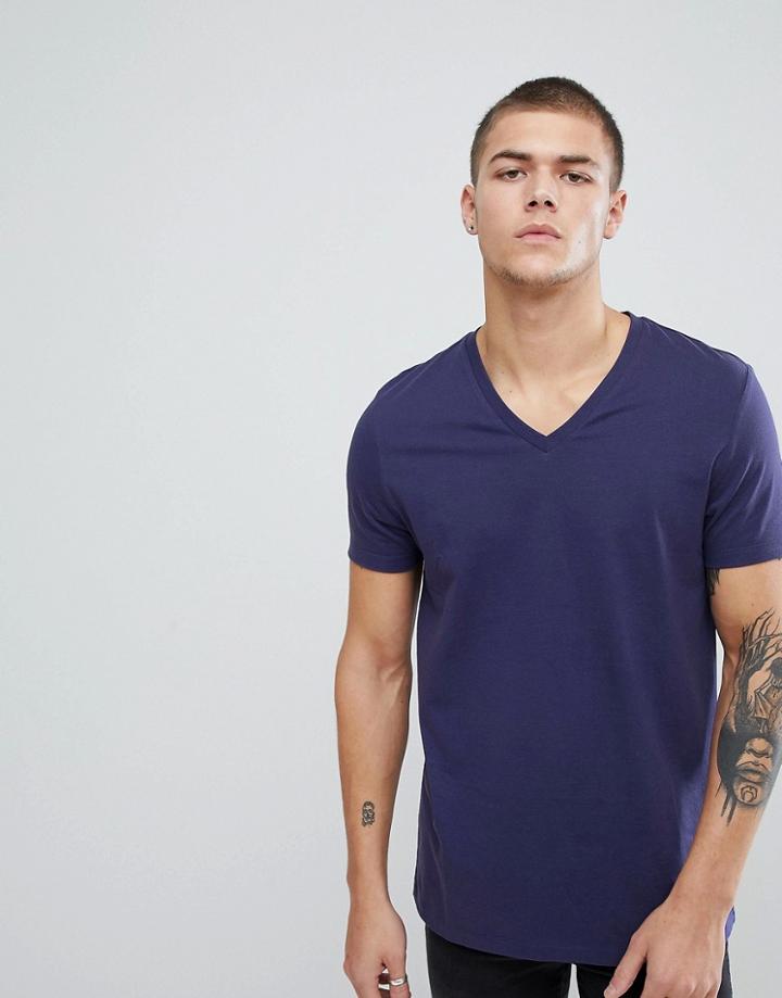 Asos Design T-shirt With V Neck