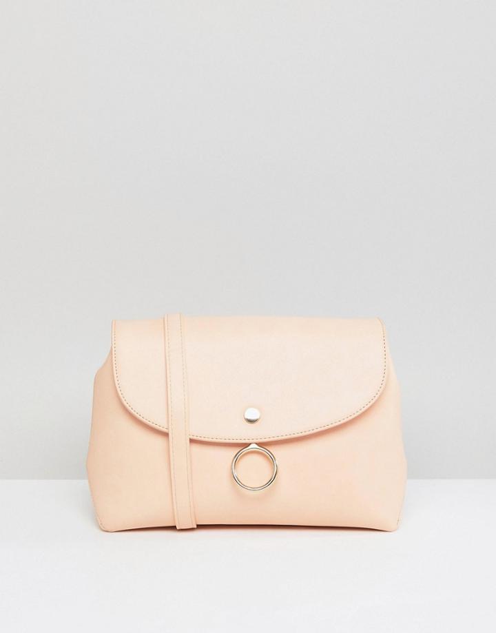 Park Lane Ring Buckle Crossbody Bag - Stone