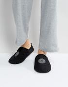 Tommy Hilfiger Down Quilted Slipper In Black - Black