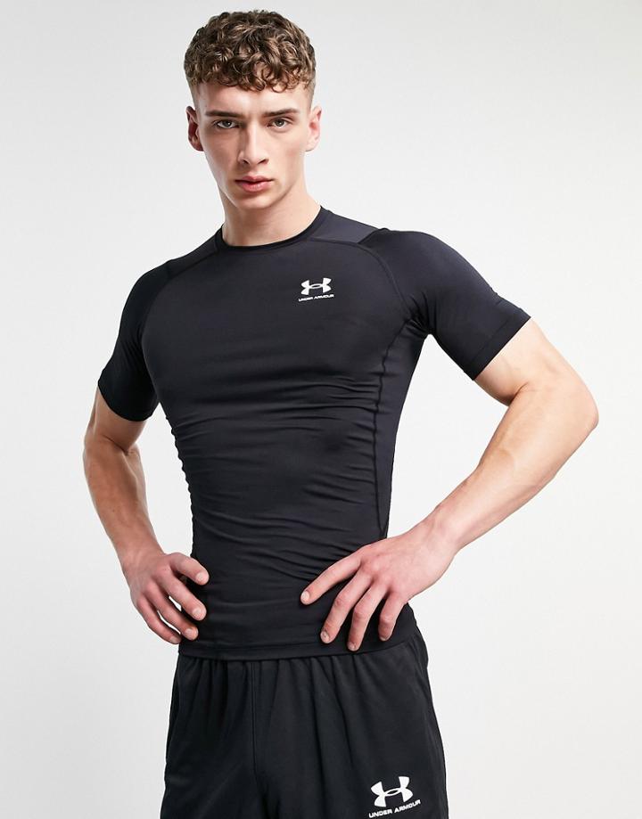 Under Armour Training Heatgear T-shirt In Black