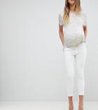 Dl1961 Maternity Florence Crop Skinny Jean - White