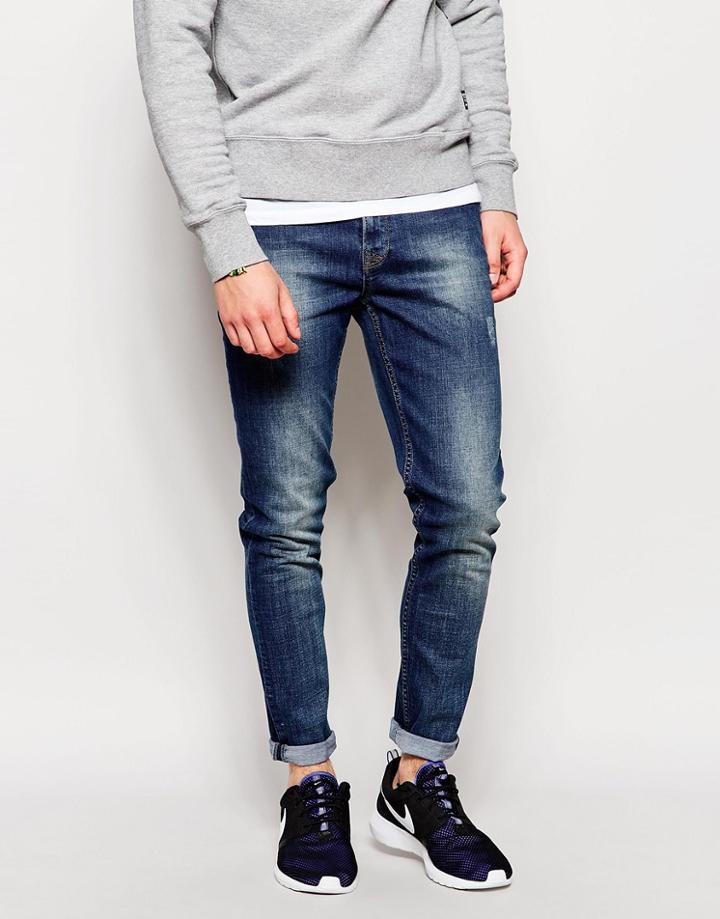 Hoxton Denim Skinny Jean Vintage Wash - Blue