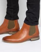 Base London Cheshire Leather Chelsea Boots - Tan
