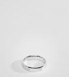Designb Silver Band Ring In Sterling Silver Exclusive To Asos - Silver