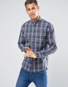 Tommy Hilfiger Shirt With Check In Ny Regular Fit Brown - Brown