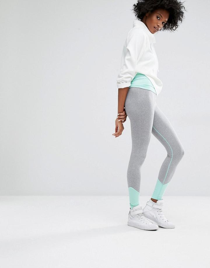 Noisy May Kicks Back Leggings - Gray